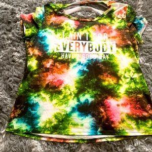 Women’s tie dye “I am not for everybody” tee